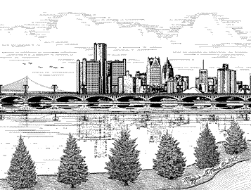 Detroit skyline