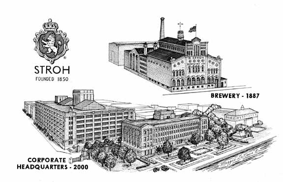 Stroh Brewery Company, established 1850