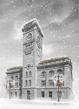 The Depot Minneapolis restoration project custom art